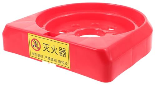 HOMSFOU Support Extincteur pour Véhicules Base Au Sol pour Extincteur à Poudre Pratique et Compact pour Coffre de Voiture Stable et Sûre