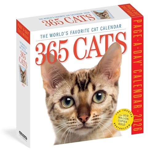365 Cats Page-A-Day® Calendar 2026: The World's Favorite Cat Calendar