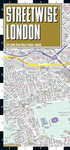 Streetwise London Map - Laminated City Center Street Map of London, England (Michelin Streetwise Maps)