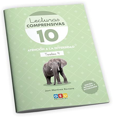 Lecturas Comprensivas 10/ Editorial Geu/ 3º primaria/ mejora la Comprensión Lectora/ Recomendado Como Apoyo/ Actividades sencillas