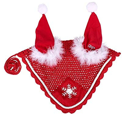 QHP Bonnet de Noël rouge (poney).