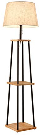 Standing lamp Nordic Floor Lamp Living Room Sofa Storage LED Simple Modern Light Luxury Bedroom Study Creative Standing Reading Lamp Smart Light Uplighter Tall Standing Pole Light