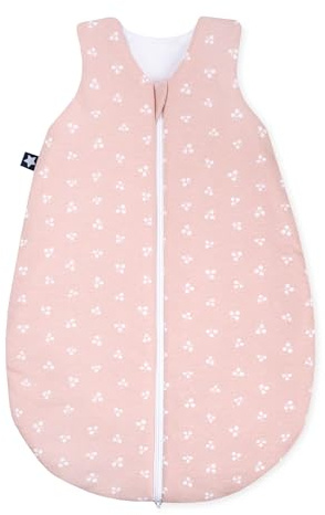 Julius Zöllner Baby året runt sovsäck av jersey bomull, standard 100 av Oeko-Tex, Made in Germany, stl. 56, Leafy