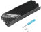 YACSEJAO M.2 2280 SSD heatsink M.2 Heatsink NVMe Cooler with Thermal Silicone pad for PC M.2 PCIE NVMe SSD, Black