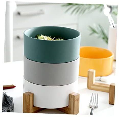 Anneome Ceramic Salad Bowl Porcelain Mixing Bowls for Fruit Desserts and Snacks for Entertaining Housewarming and Special Occasions