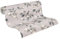 A.S. Création Pure Elegance Vliestapete mit floralem Muster 0,53 x 10,05 m – Beige, Schwarz, Creme - Tapete mit Blättermotiv Made in Germany - 397684