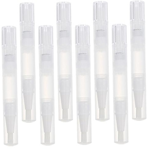 WOONEKY 8pezzi Penne Vuote Per Cuticole e Unghie Penne Per Per Unghie Ricaricabili Pratiche Nail Trattamenti Nutrienti
