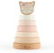 Bieco Stapelturm Baby REH Ella | nachhaltiges Holz FSC® | 19 cm | Steckspiel ab 1 Jahr Stapelringe Baby Holz Holzturm Baby Holzspielzeug ab 1 Jahr Baby Stapelturm Holz Stapelturm ab 1 Jahr Steckspiel