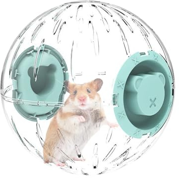 Hamster träningskula, hamster kör bollleksak Säker och stabil hamsterboll | Andningsbar träningshjul rymlig rymddesign för husdjur gerbils