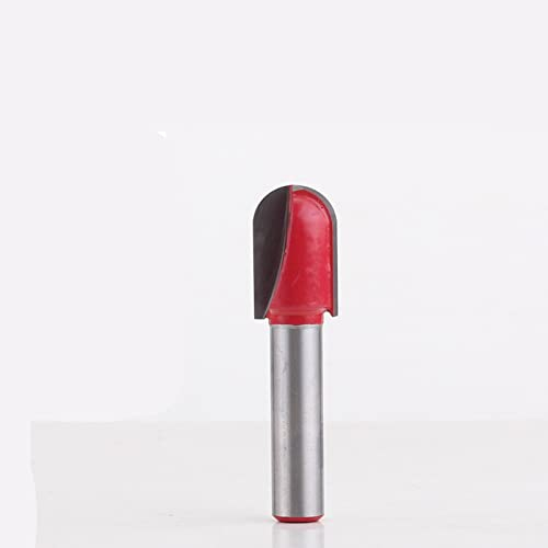 8mm Shank Core Box/Round Nose Router Bit - 1/2W X 20mmH Wood Cutting Tool