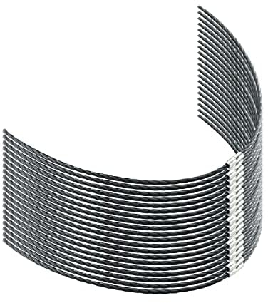 Para Bosch F016800431 Línea de recortadora, hilo de corte extrafuerte, línea de carrete compatible con cortador de cepillo Bosch AFS 23-37, 37 cm x 3,5 mm (20)