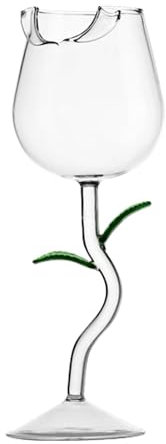 CENMOO Bicchiere da champagne, in vetro borosilicato, a stelo lungo, resistente al calore, a di rosa, grandi bicchieri bordeaux per occasioni speciali, feste, matrimoni, cucina, hotel,