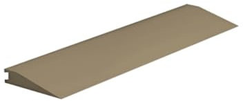 Roppe Rolling Traffic Transition Profile #74, Camel, 3/8 H X 9' L X 3-1/2 W