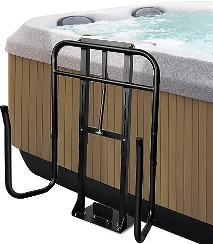 TOCRETOARE Whirlpool-Abdeckheber, Spa-Abdeckung, Hebebühne, robuste Abdeckung, hydraulischer Heber, universeller Assist-Whirlpool-Abdeckungsheber, Entfernungssystem, verstärkte Halterungen, einfache