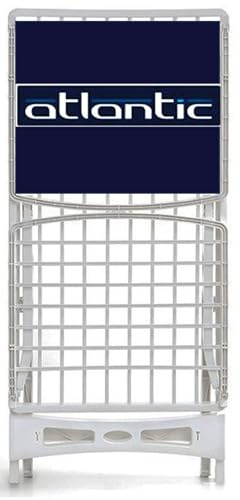 Tendedero 23 m Plástico Duro Estable - Envío 24 h - Atlantic - Tenededero Premium Alta Resistencia - Antioxidación Antimanchas - Interior y Exterior - Antiroturas. Plegable - 23 Resina (Blanco)