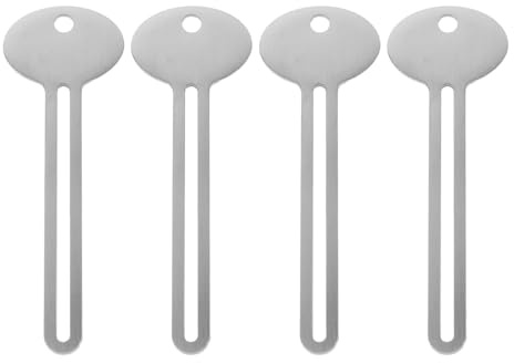 ORFOFE Spremitubo per Vernice in Metallo 4 Pezzi Foro Ovale, Strumento Manuale per Pigmenti Artistici, Ergonomico e Resistente, Adatto per Tubi di Pittura e Acquerelli, Portatile