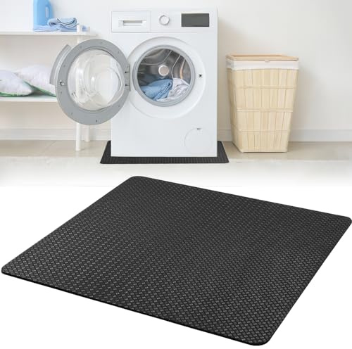 Alfombrilla Antideslizante de Doble Cara para Lavadora, 60 X 60 cm Almohadillas Antivibración para Lavadora, Alfombrilla para Lavadora, Esterilla Antivibración de Silicona para Lavadora, Secadora