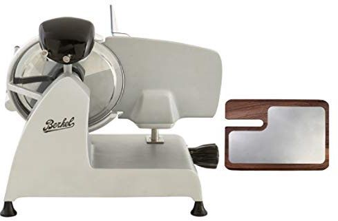 BERKEL - Trancheuse Red Line 220 + Planche à découper en frêne et acier inoxydable (Gris)