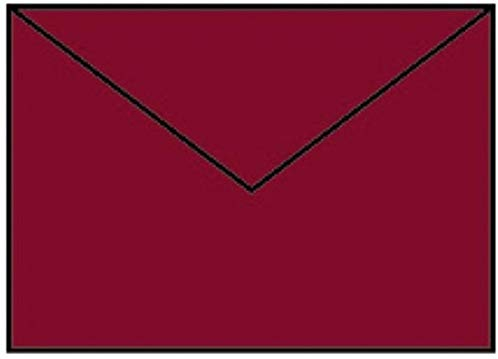 Rössler Papier Coloretti Briefumschläge - B6, 5 Stück, rosso; Packungsinhalt: 5 Stück