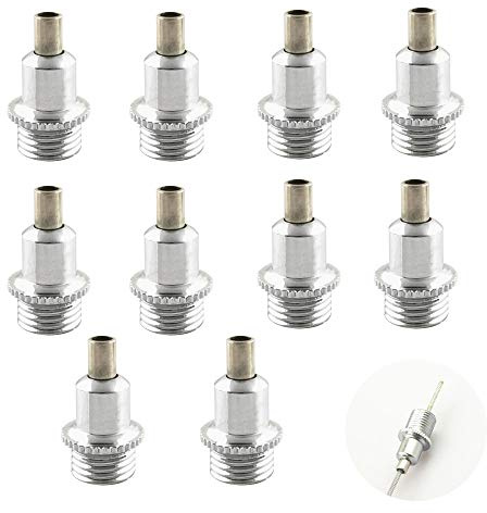 10Pcs Adjustable Steel Cable Guide with 3/8IP Threaded Pipe Wire Locker Rope Fixer Safety Buckle Pendant Light Fitting Accessory DIY Hardwire Picture Hanging Wire Replacement