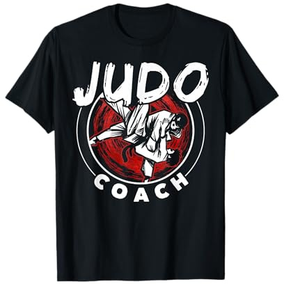 Formation Coach Amoureux Dictons Judo T-Shirt Judoka Arts Martiaux Hobby Noir S Modern Coupe Classique Manche Courte Unisex Adulte
