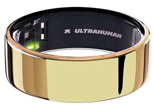 ULTRAHUMAN Ring AIR – Sleep and Fitness Tracker, Smart Ring for Men and Women, No app fee for standard features, Up to 6 days battery life (Size 10)