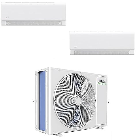 Aire acondicionado Dual 9+9 AUX A++A+BREEZELESS WI FI integrado gas R-32 DC inversor exterior AM2-H14/4DR3C