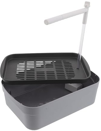 SUPVOX Bañera Automática para Loros con Bomba Fuente de Ducha para Pájaros de Interior Sistema de Baño para Mascotas para Periquitos y Cacatúas