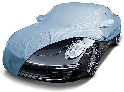 iCarCover Custom Car Cover for 1999-2026 Porsche 911 Carrera, Waterproof All-Weather Rain Snow UV Sun Protector Full Exterior Indoor Outdoor Car Cover with Strap