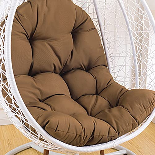 HMCUIQI Cuscino per Poltrona Sospesa da Giardino Morbido, Amaca dell’Uovo Appeso Cuscino con Legami, Cuscini per Poltrona Sospesa, per Cesto Appeso ad Altalena