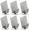 Bestlivings Selbstklebende Wandhaken (6er Set) Silber Edelstahl für Badezimmer, Schlafzimmer, Wand, Rostfrei Aufhänger Bilderhaken ohne Bohren