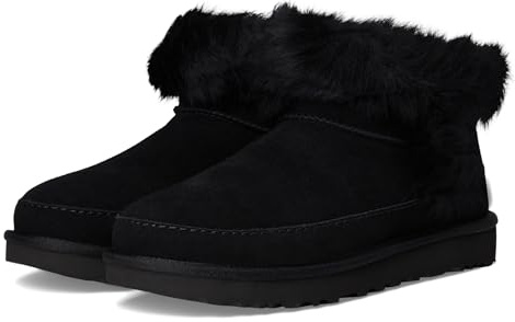 UGG Mini chalet classique pour femme, noir, 8