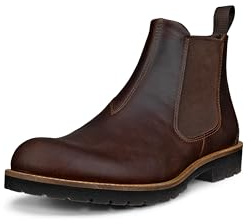 ECCO Jamestown Chelsea Stivali Uomo, Cammello, 41 EU