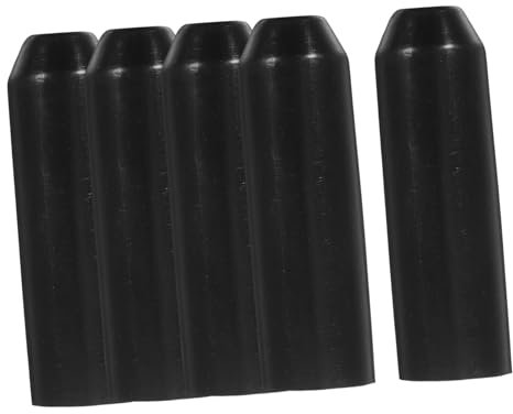 KICHOUSE 5 Piezas Tapa De Encogimiento De Calor Protección Envoltura Corrector De Cables Rizar Cubiertas De Cables para Cables Encoger Sello Proteger Protector De Alambre Polietileno Negro
