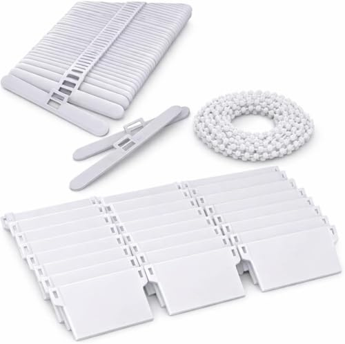 Vertical Blind 89mm Vertical Blind Bottom Weights Top Hangers and Bottom Chain Repair KIT (20)