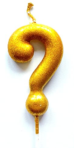 Vela Cumpleaños Interrogante ?, Decoración Happy Birthday, Vela Original