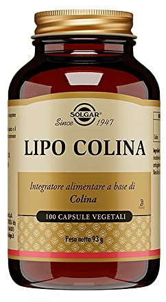 Solgar - Solgar Lipo Colina Integratore per Fegato 100 Capsule - 943179150