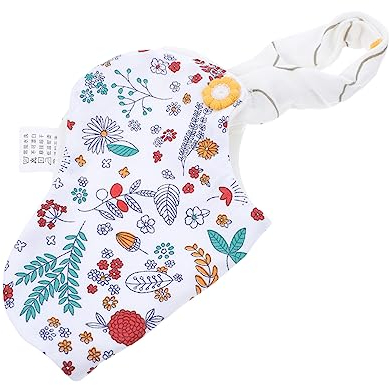 UPKOCH Feeding Cotton Bib Drooling Saliva Towel for Newborns Comfortable Portable Bibs for Eating