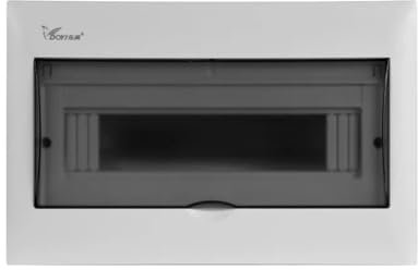 AIRUIXI Scatola di distribuzione elettrica Scatola di distribuzione elettrica Regolabile for Esterni a 2-4 Vie con Scatola di derivazione elettrica con Recupero Posteriore in Metallo(HT 2-4WAY)
