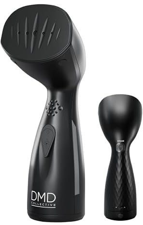 DMD Collective – Portable Clothes Steamer, Handheld Steamer, Garment Fabric Wrinkles Remover, 30-Second Fast Heat-up, Auto-Off, 110ml Built-In Water Tank 900W