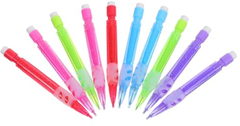 NUOBESTY 10 Pièces mini porte-mine mini-fournitures de bureau crayon de poche porte-mine en vrac crayon mécanique crayons courts fournitures scolaires mignonnes -crayons pp