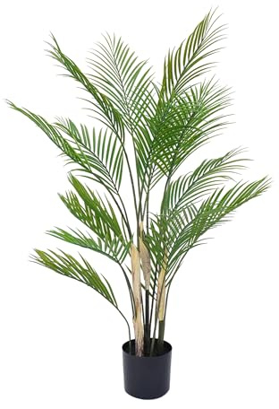 IlGruppone Pianta Finta Da Interno Artificiale Grandi Varie Altezze 100/150/180 Cm Artificiali Vari Modelli Modellabili Decorazioni Casa Ufficio - Palma - Altezza 180cm