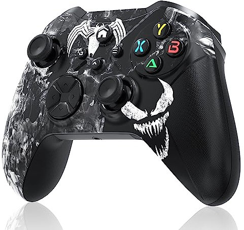 FOIRCEADAL [Need to Upgrade Wireless Controller for X-One S/X XBOX PC with WiFi/Programming/Vibration/3.5 mm Audio/Turbo/6-Axis Gyroscope Compatible Night Xbox Series S/X/Android/iOS