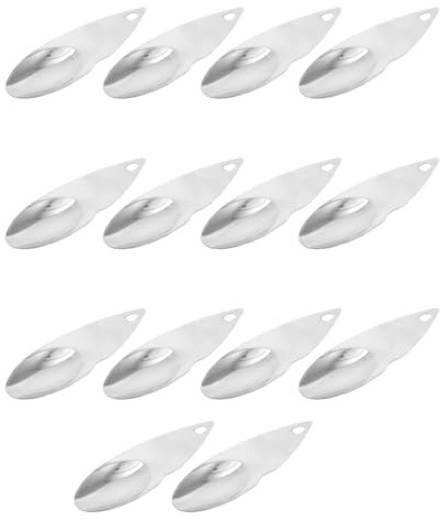 SAFIGLE 14 piezas Cortador y Cuchara para Kiwi Acero Inoxidable Pelador y Excavador de Frutas Utensilio de Cocina Práctico y Ergonómico para Pelar Kiwis y Otras Frutas