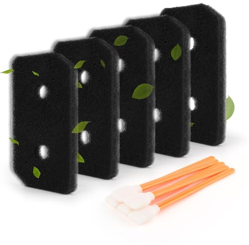 TGHongKy 5X Filtro Asciugatrice per Bosch 12007650 Filtro Asciugatrice per Bosch Serie 4/6/8 Spugna Filtro Asciugatrice per Bosch Siemens Filtro Spugna 12007650 con Salviette di Spugna Kit