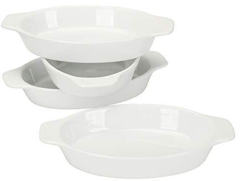 BIA Cordon Bleu 904998S4SIOC Au Gratin - Fuente para horno (porcelana), color blanco