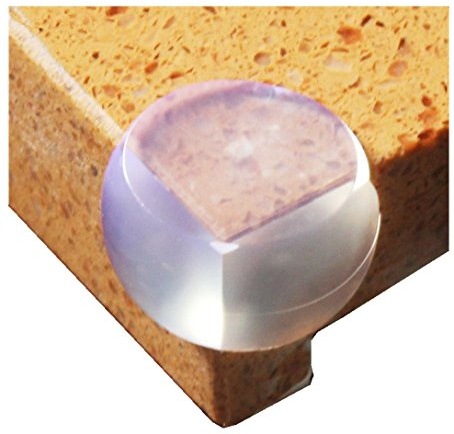 Hicat 10 pezzi a forma di sfera Baby Safe trasparente paraspigoli cuscino Protector, tavolo per paraurti di sicurezza a prova di bambino, protezione anti collisione Sharp Edge Corner Guard