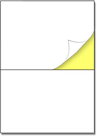 25 Blatt, Etiketten Selbstklebend Versandetiketten Aufkleber A4 (210 x 148,5mm, A5)