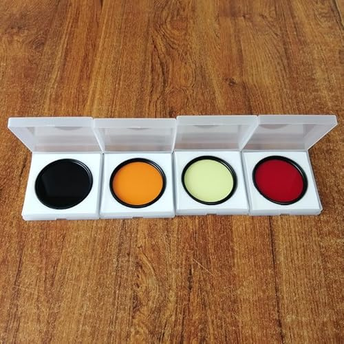 jsygorge 82mm Infrared Longpass Optical Glass Camera Color Filter for Photography(850nm)