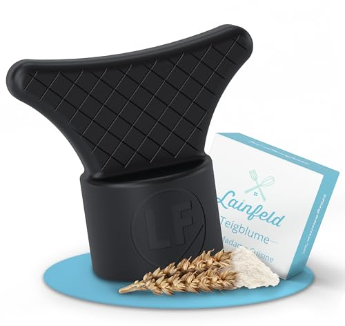 LAINFELD Teigblume für Monsieur Cuisine Smart, Connect, Trend | Teiglöser Zubehör | Messerdreher Drehhilfe Messerdrehhilfe | Küche Ersatzteil